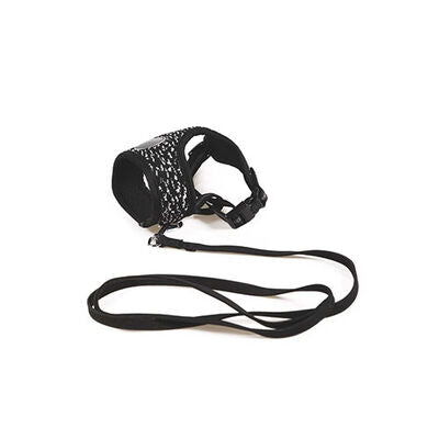 M-Pets Letsgo Cat Harness and Leash Set Black 30-42 cm
