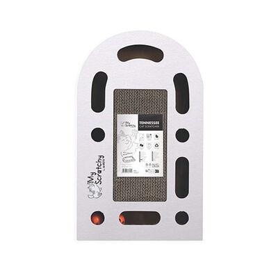 M-Pets My Scratchy Tennessee Cat Scratcher White 50x30x6 cm