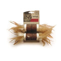 M-Pets Natura Wicker Roll Cat Toy 2-Pack 24x4.5 cm