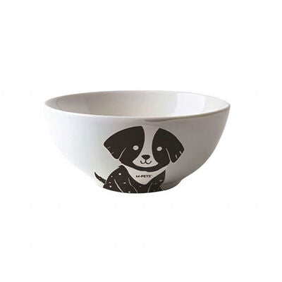 M-Pets Oliver Ceramic Dog Bowl Hygienic Feeding Dish 550 ml