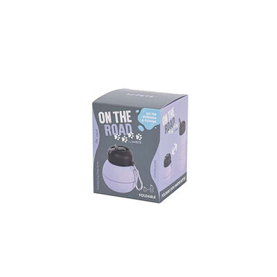 M-Pets On The Road Lavender Foldable Dog Travel Bottle 550ml