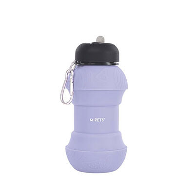 M-Pets On The Road Lavender Foldable Dog Travel Bottle 550ml