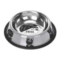 M-Pets Petjoy Cat Family Stainless Steel Bowl Non-Slip 610 ml