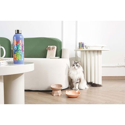 M-Pets Mao Miao Ceramic Elevated Cat Bowl for Comfort 200ml