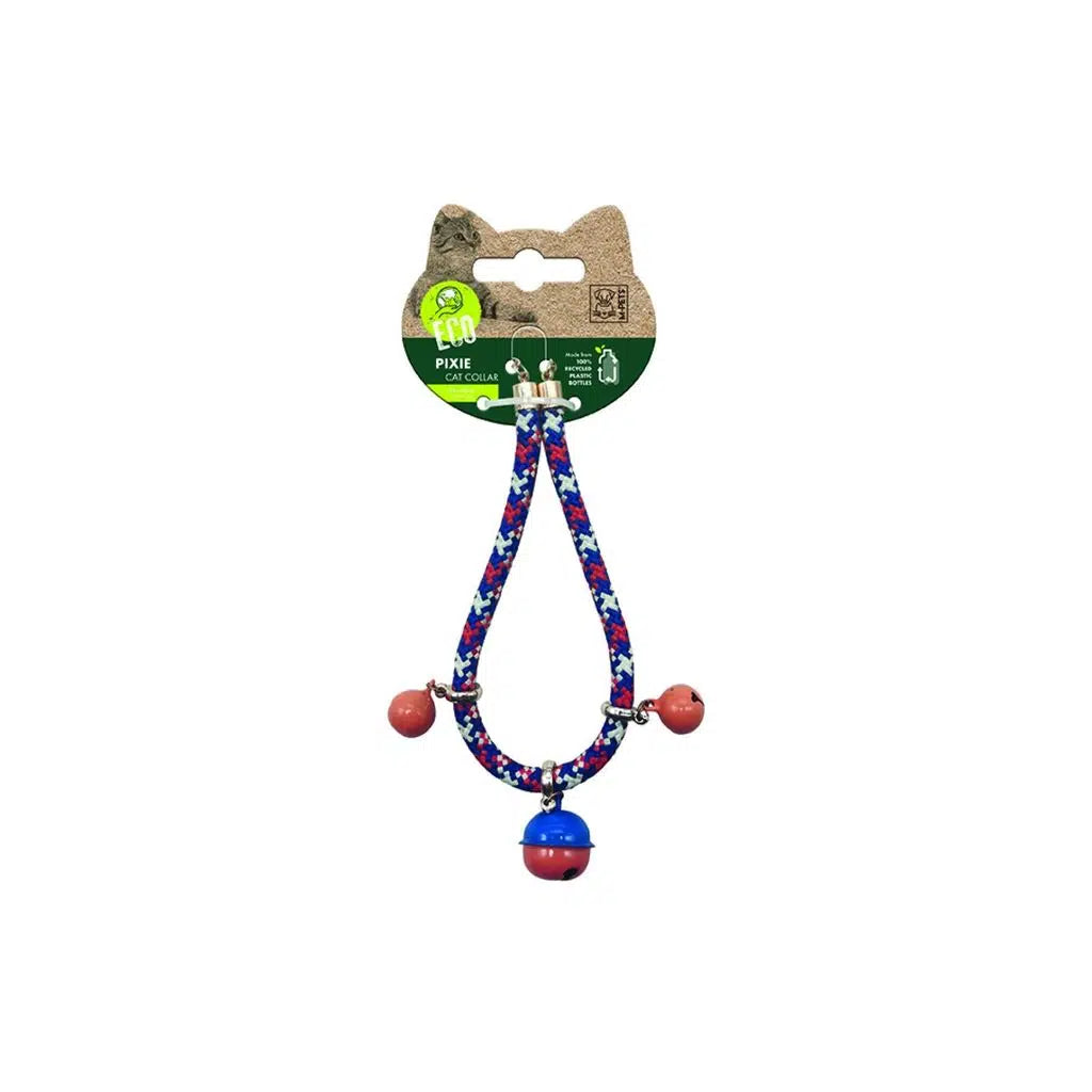 M-Pets Pixie Cat Collar with Bell Mix Color 1 Unit