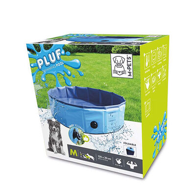 M-Pets Pluf Foldable Dog Pool Durable Large 160x30 cm
