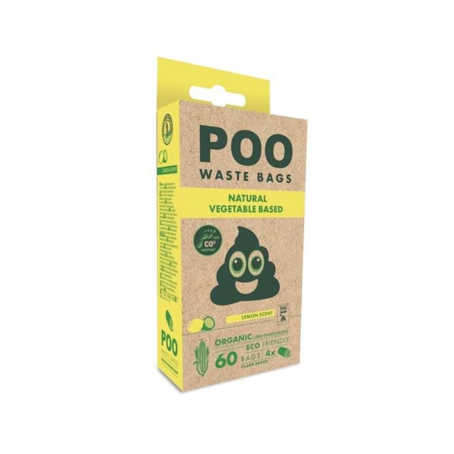 M-Pets Poo Lemon Scented Dog Waste Bags 60 Count
