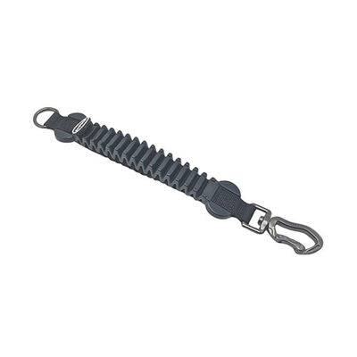 M-Pets Pull Power Shock Absorbing Dog Leash Extension Black 25 cm