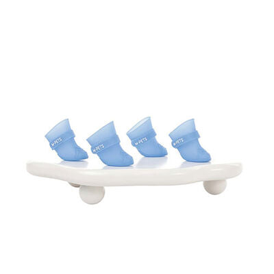 M-Pets Rainy Day Blue Waterproof Dog Boots XL 5.5x4.2cm