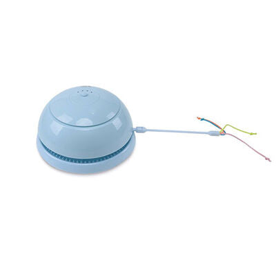 M-Pets Sirius Interactive Cat Toy Blue Rotating Feather Bar 18cm