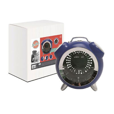 M-Pets Sixties Clock Blue Pet Carrier for Cats and Small Dogs 40x44x26cm