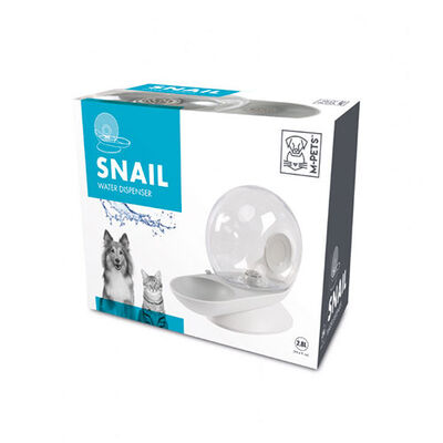 M-Pets Snail Automatic Water Dispenser for Cats & Dogs 2.8L