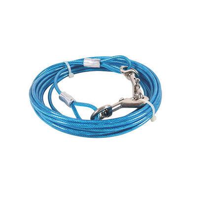 M-Pets Strong Outdoor Tie-Out Cable Blue 6m