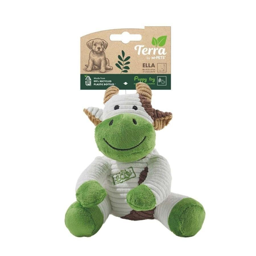 M-Pets Terra Eco Ella Plush Recycled Puppy Toy 18 cm