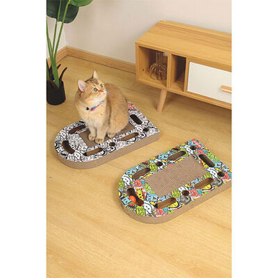 M-Pets Urban Style Freestyle Cardboard Cat Scratcher 50x30 cm