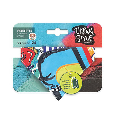 M-Pets Urban Style Freestyle Dog Bandana Eco-Friendly XS