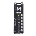 M-Pets Urban Style Freestyle Dog Collar Black & White Small