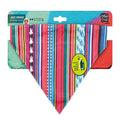 M-Pets Urban Style Jazz Stripes Eco-Friendly Dog Bandana Large