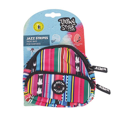 M-Pets Urban Style Jazz Stripes Dog Reward Pouch 14x14x2 cm