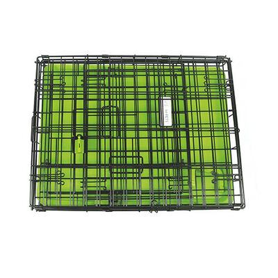 M-Pets Voyager 2-Door Dog Crate Secure Lock Green 30x19x21in