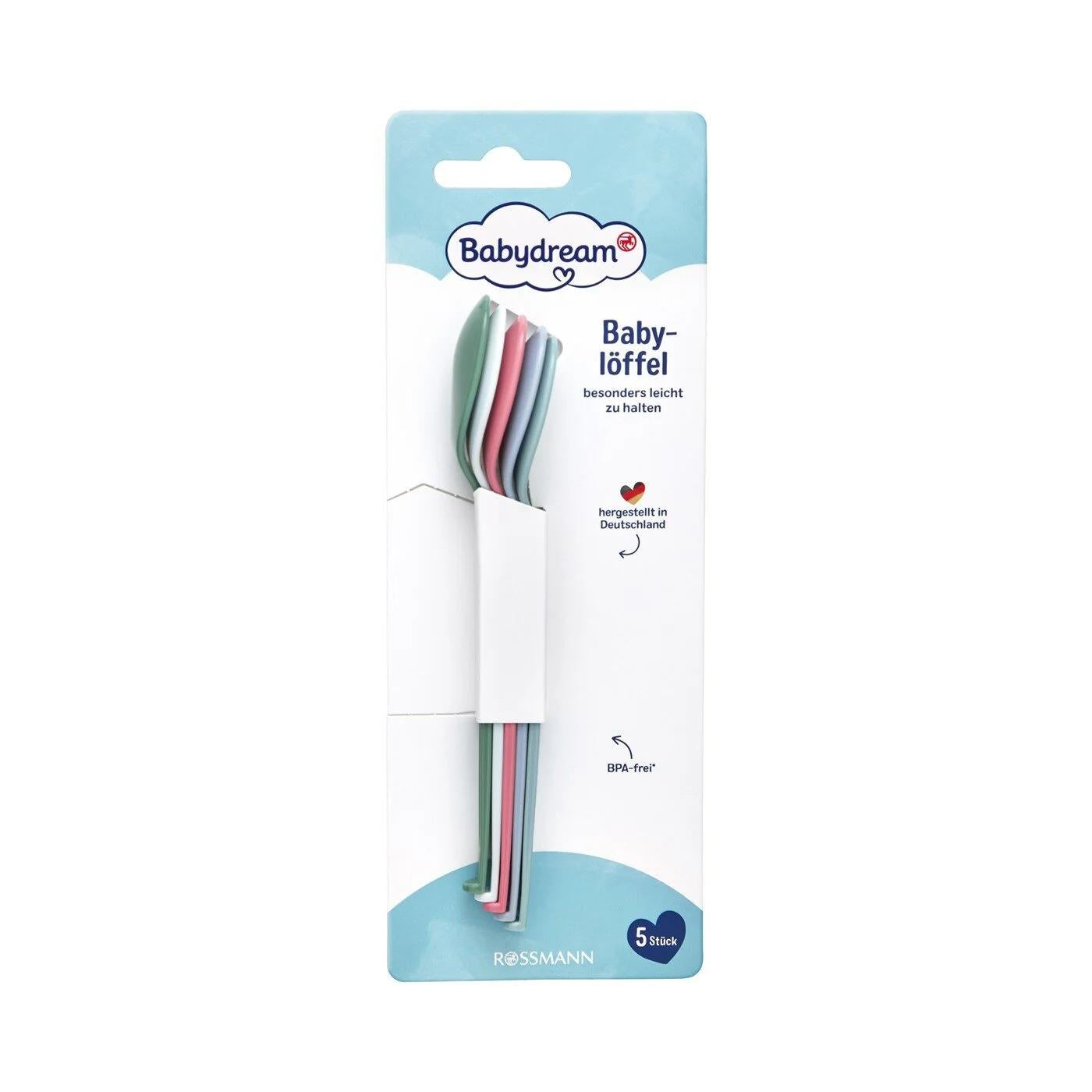 Babydream Baby Feeding Spoons for Gentle Mealtime 5 Pack