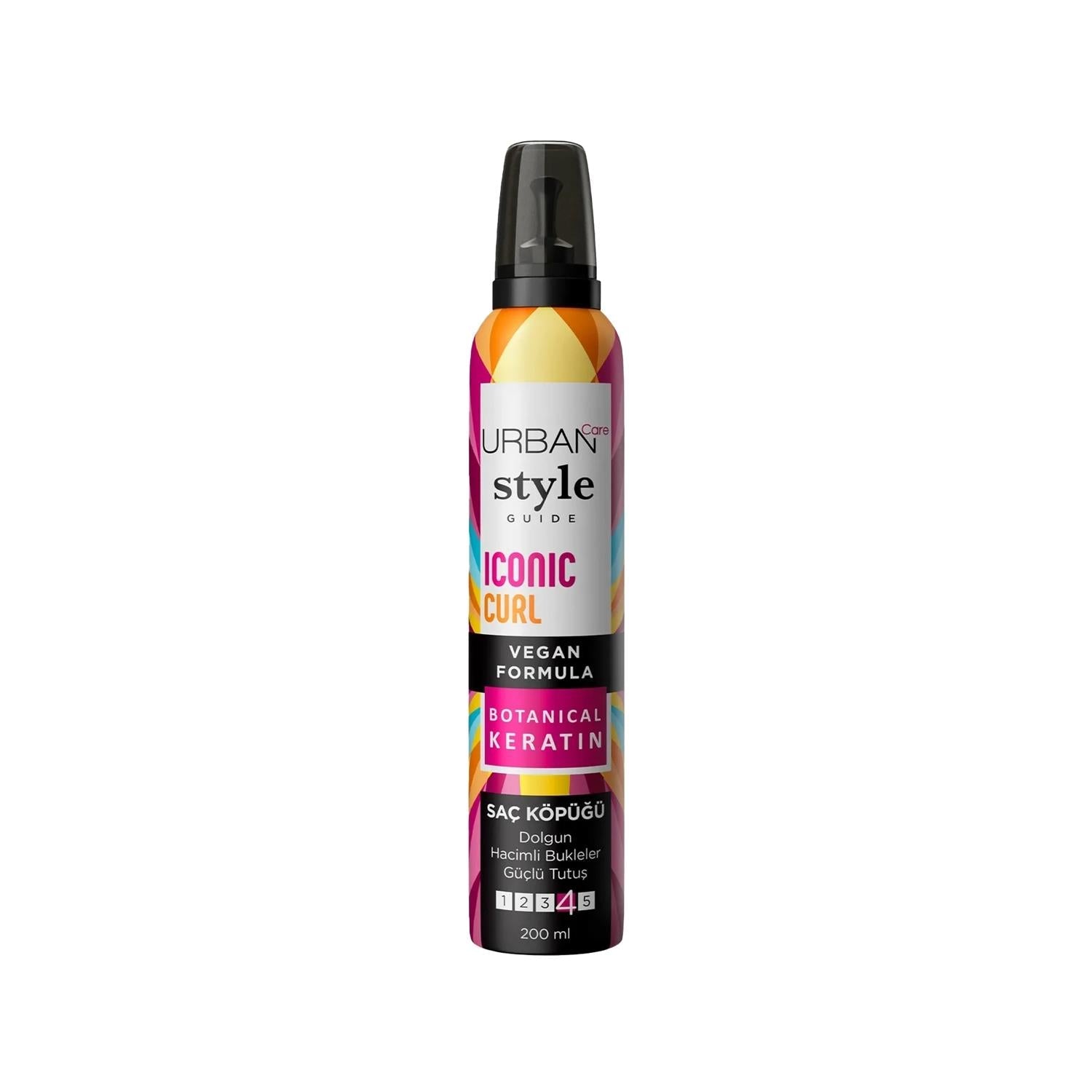 URBAN Care Hair Styling Mousse for Curly Hair - Volumizing, Strong Hold, 200ml
