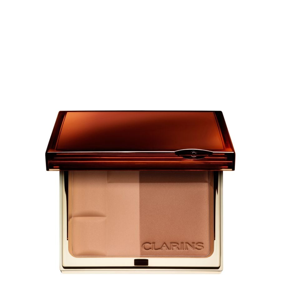 Clarins Bronzing Duo 02 Medium Sun-Kissed Glow Powder 10g