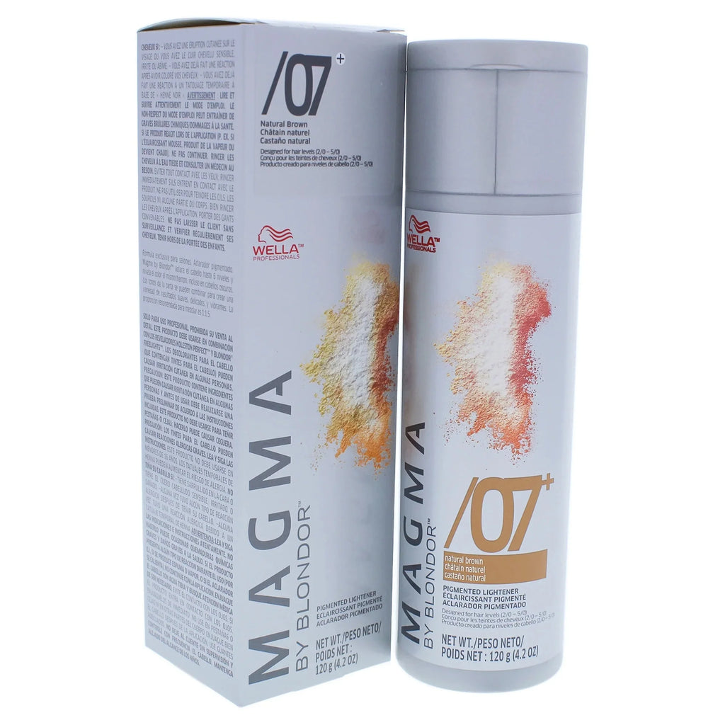 Wella Blondor Magma Pigmented Lightener /07 Natural Brown 4.2 oz
