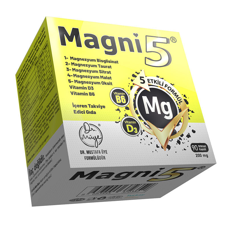 Magni5 Magnesium Vitamin D3 & B6 Complex 5x90 Capsules