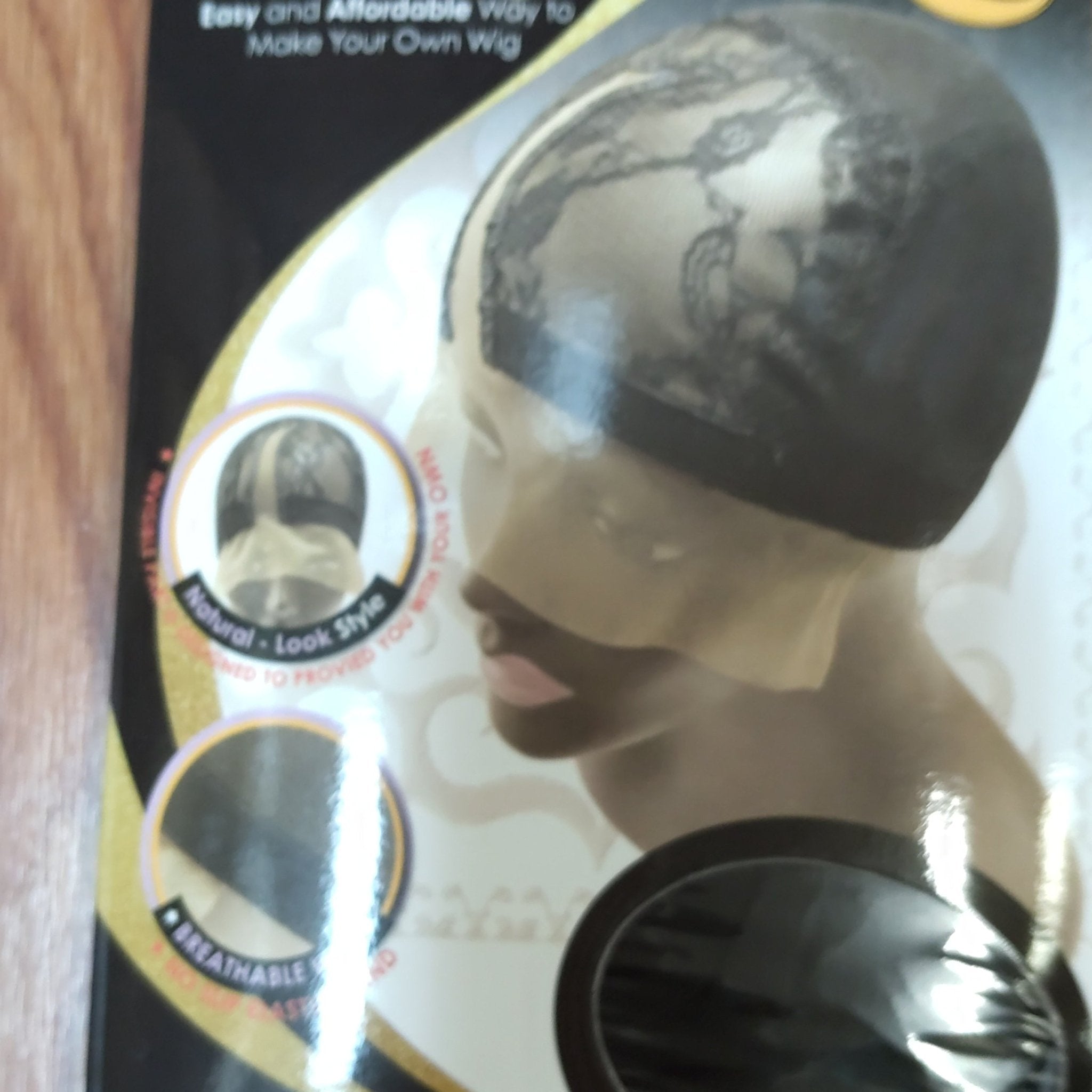 Qfitt Make Your Own Wig 5062 Black L-Part Stretch Mesh Wig Cap