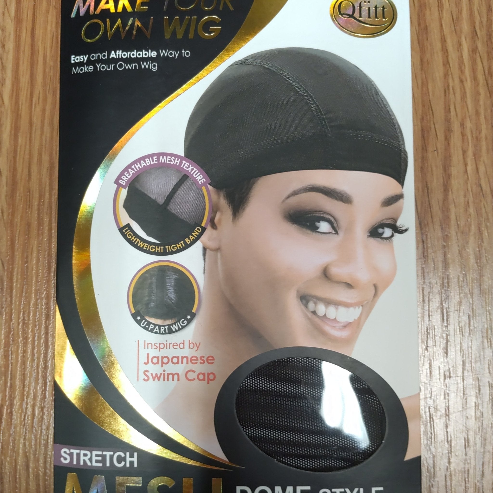 Make Your Style Stretch Mesh Dome Style Wig Cap X-Large 5021 Black