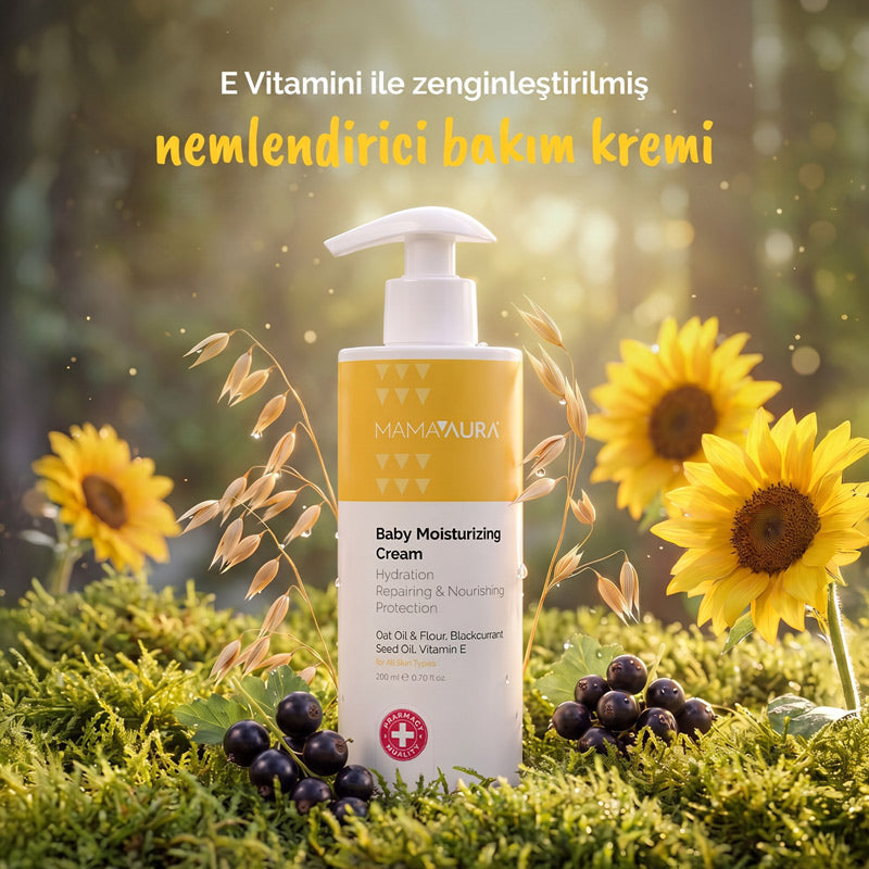 Mamaaura Baby Moisturizing Cream Edible Ingredients 200 ml