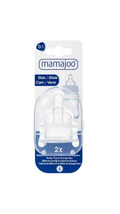 Mamajoo Glass Baby Bottle Nipple Size 1 with Storage Case