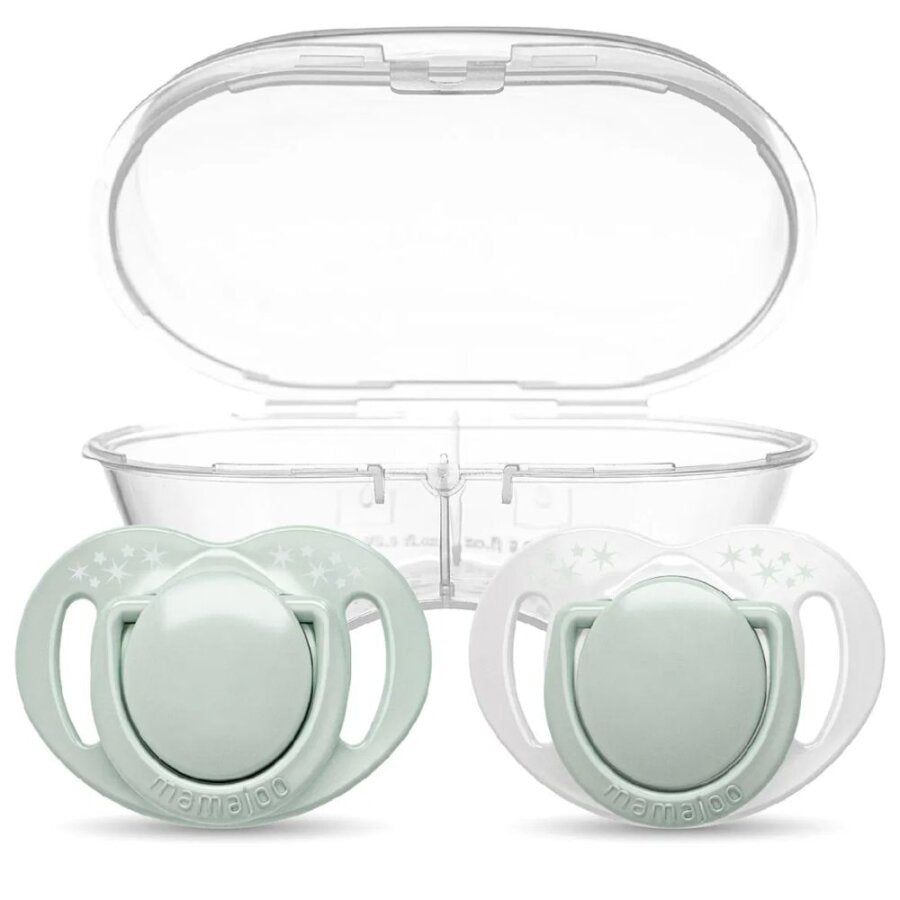 Mamajoo Orthodontic Pacifiers with Storage Box 12m+ 2 Pack