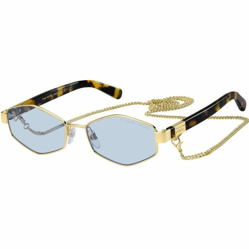Marc Jacobs Marc 496/S Blue Women's Square Sunglasses 55mm