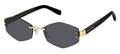 Marc Jacobs 496/S AIR Grey Gradient Women's Sunglasses 57mm