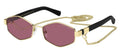 Marc Jacobs 496/S Pink Women's Designer Sunglasses 55mm