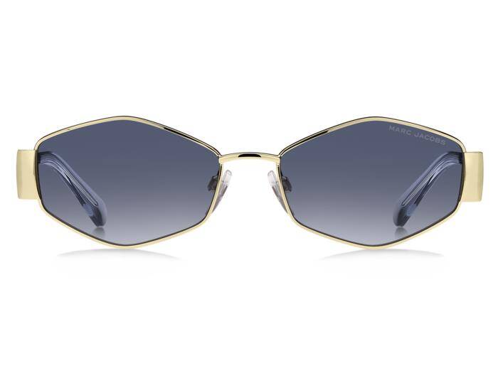 Marc Jacobs Shiny Black Square Women's Sunglasses 55mm