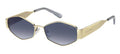 Marc Jacobs Shiny Black Square Women's Sunglasses 55mm