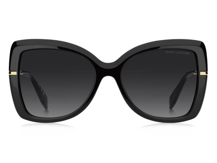 Marc Jacobs 881/S Women's Square Sunglasses Black 56mm