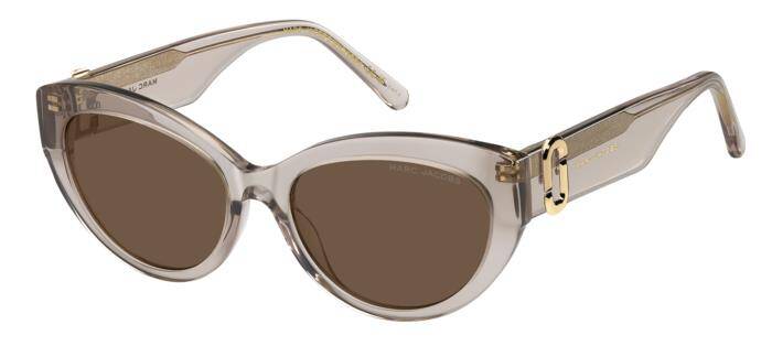 Marc Jacobs 883/S Women's Square Sunglasses - Black/Gold - 54mm