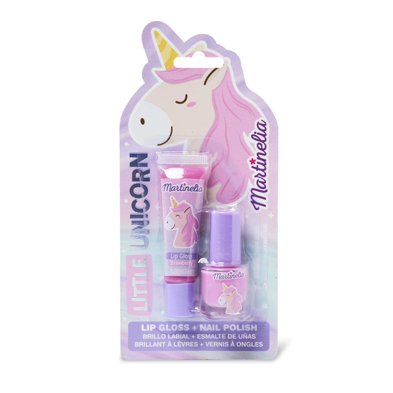 Martinelia Little Unicorn Beauty Duo Strawberry Lip Gloss & Nail Polish