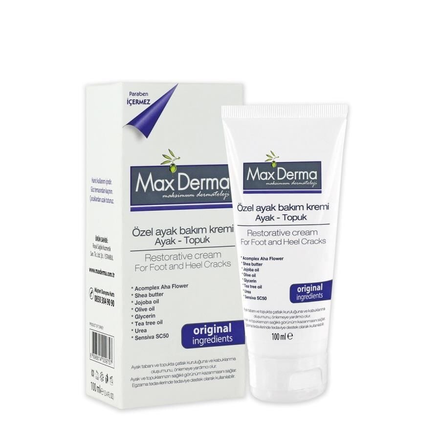 Max Derma Intensive Foot & Heel Care Cream for Dry Skin 100 ml