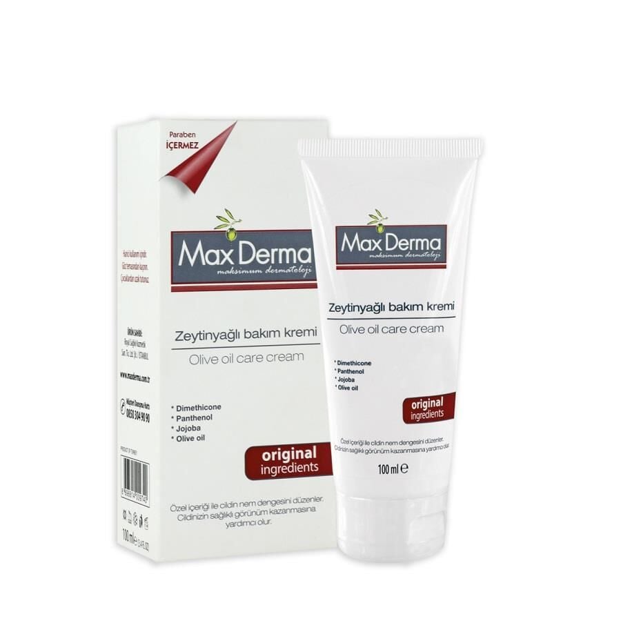 Max Derma Olive Oil Care Cream for Hydrated Skin 100 ml
