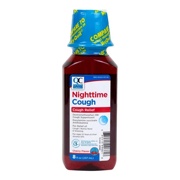 Good Neighbor Pharmacy Nighttime Cough Relief Liquid – Cherry Flavor – 8 fl oz