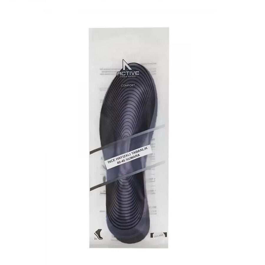 Poblex Medigel Active Slim Memory Foam Insoles Size 40-46