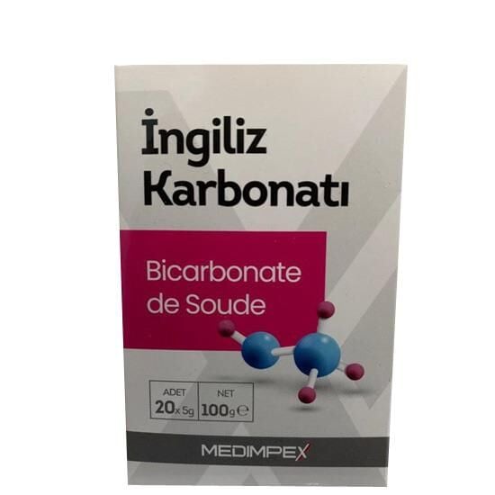 Medimpex British Carbonate Sodium Bicarbonate Sachets 100g