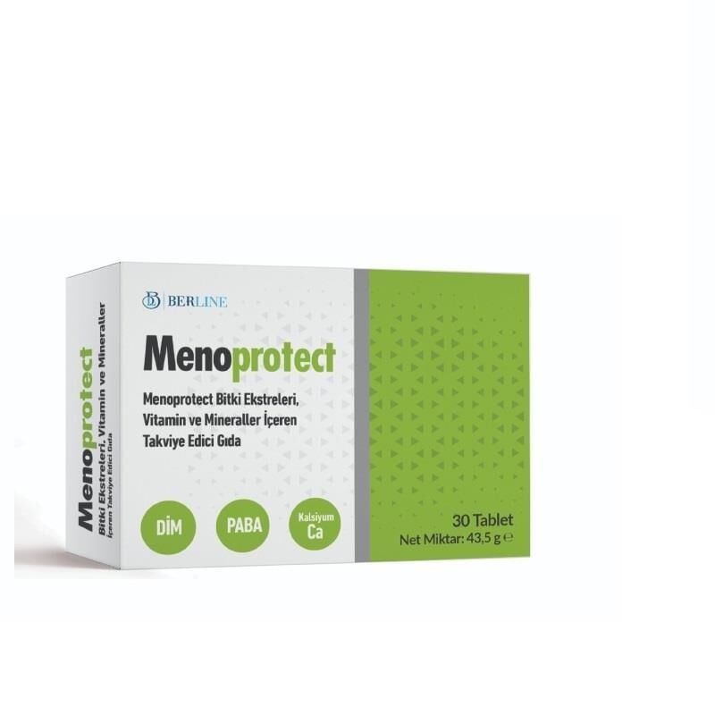 Berline Ilac Menoprotect Supplement with DIM & Calcium 30 Tablets