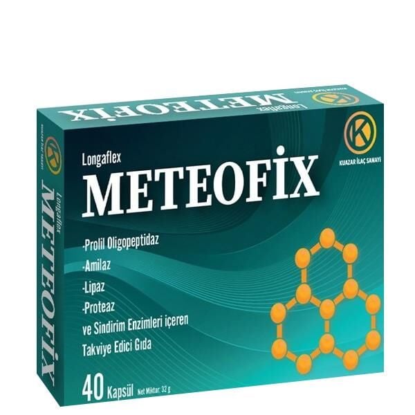 Kuazar Ilac Meteofix Digestive Enzyme Support 40 Capsules