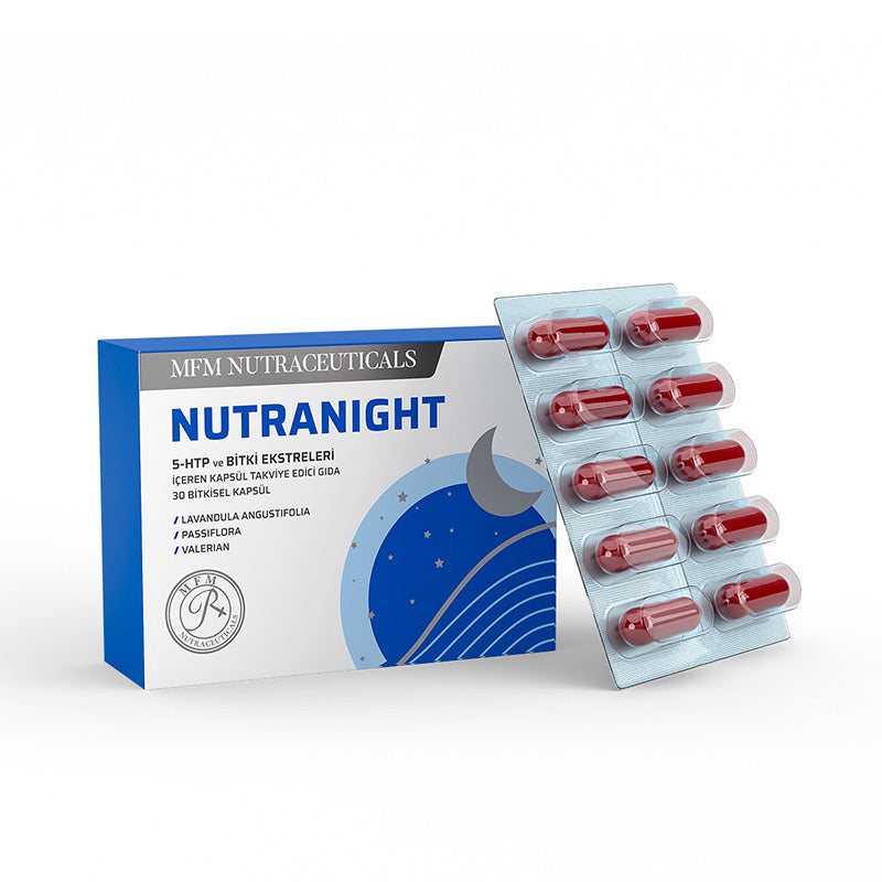 MFM Nutranight Herbal Supplement with 5-HTP 30 Capsules